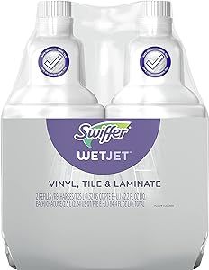 Swiffer WetJet Multi-Purpose Floor Cleaner Solution Refill, Vinyl, Tile & Laminate Floor Mopping and Cleaning, 42.2 Fl oz (Pack of 2)
